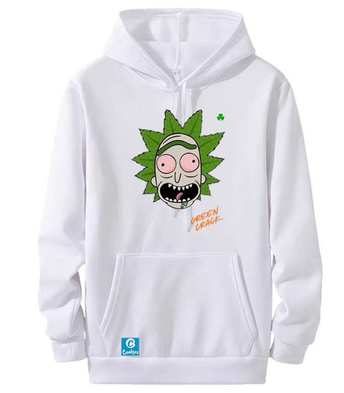 Green Crack Hoodies