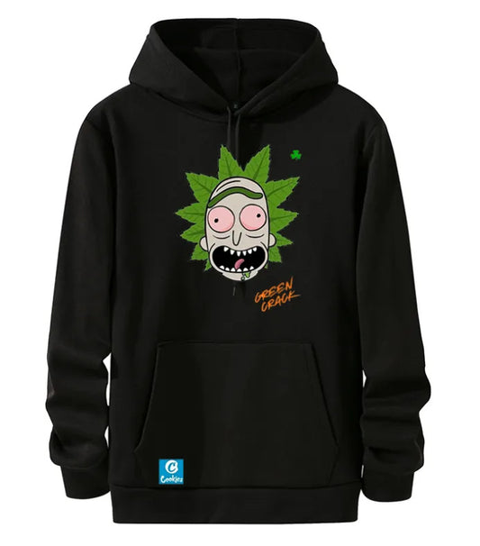 Green Crack Hoodies